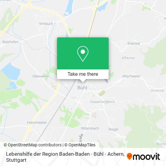 Карта Lebenshilfe der Region Baden-Baden - Bühl - Achern