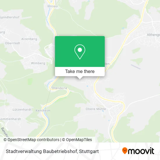 Карта Stadtverwaltung Baubetriebshof