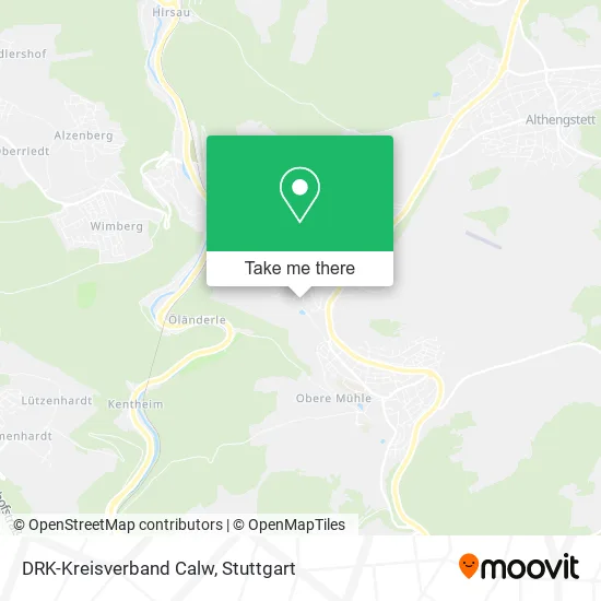 Карта DRK-Kreisverband Calw