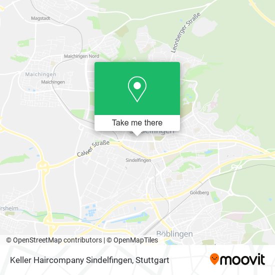 Карта Keller Haircompany Sindelfingen