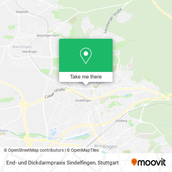 End- und Dickdarmpraxis Sindelfingen map