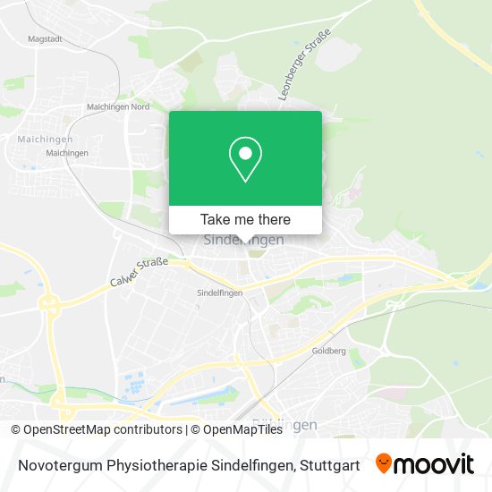 Novotergum Physiotherapie Sindelfingen map