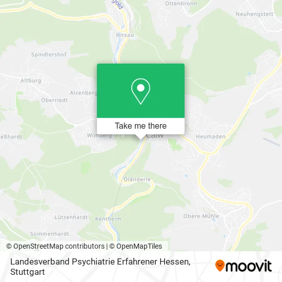 Карта Landesverband Psychiatrie Erfahrener Hessen
