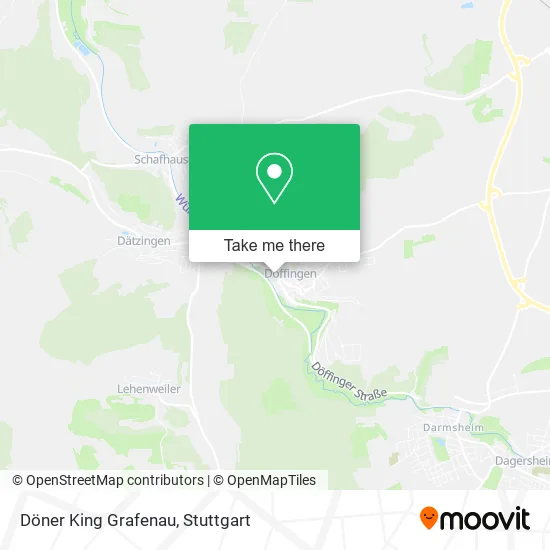 Карта Döner King Grafenau
