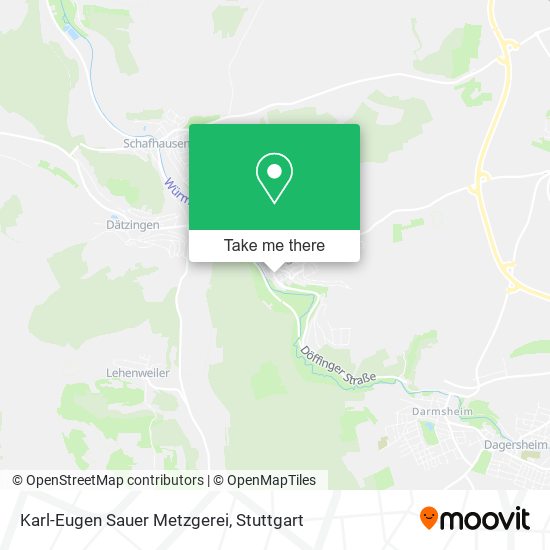 Karl-Eugen Sauer Metzgerei map