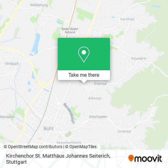 Kirchenchor St. Matthäus Johannes Seiterich map