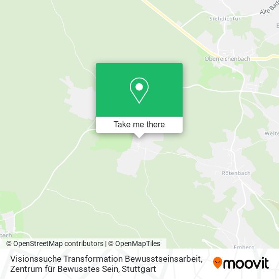 Карта Visionssuche Transformation Bewusstseinsarbeit, Zentrum für Bewusstes Sein