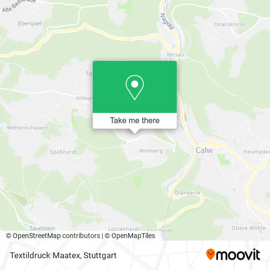 Карта Textildruck Maatex