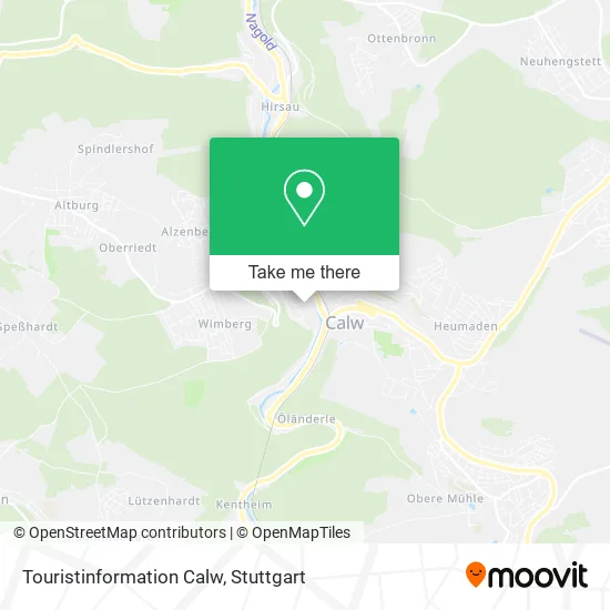 Карта Touristinformation Calw