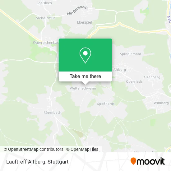 Карта Lauftreff Altburg