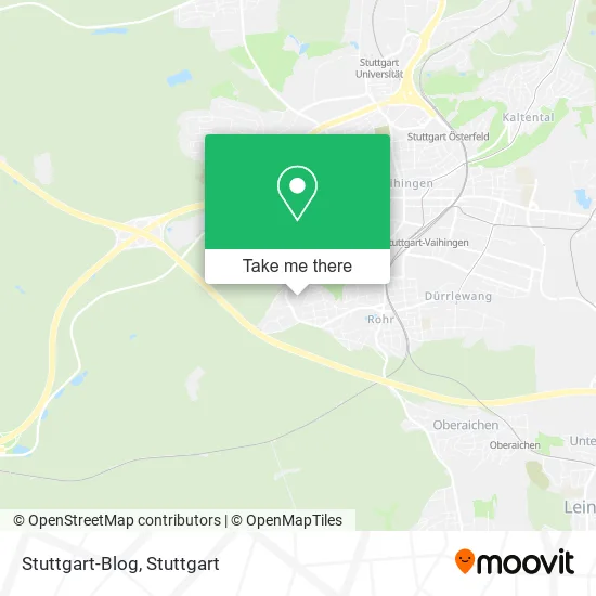 Карта Stuttgart-Blog