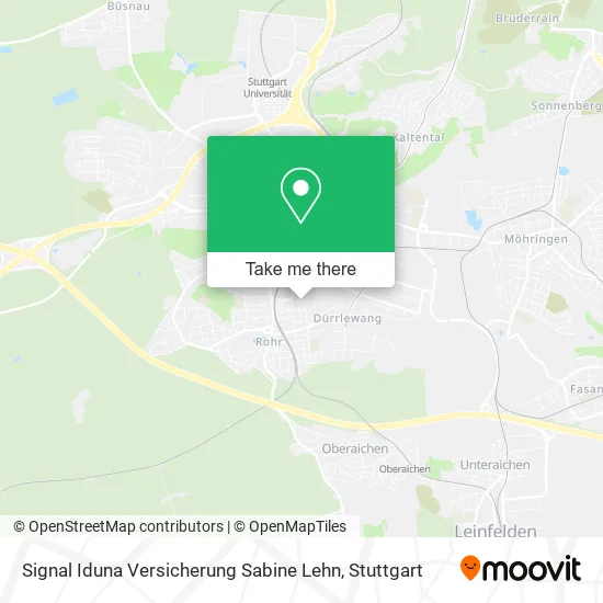 Карта Signal Iduna Versicherung Sabine Lehn