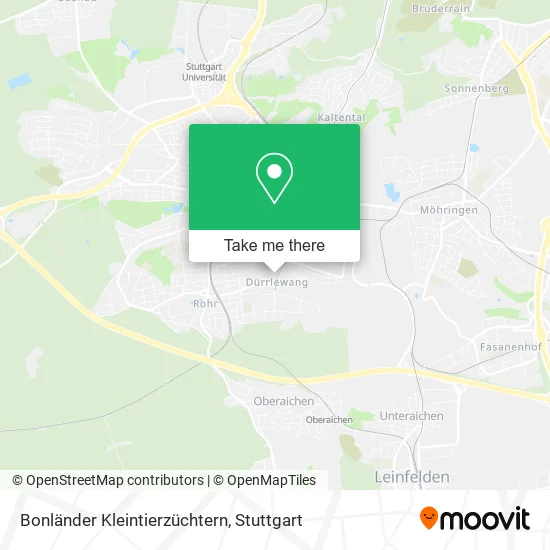 Карта Bonländer Kleintierzüchtern
