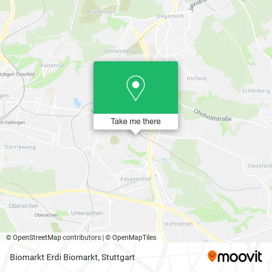 Карта Biomarkt Erdi Biomarkt