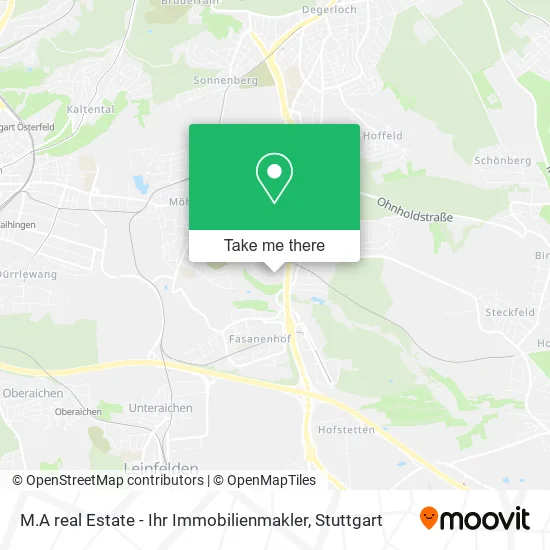 Карта M.A real Estate - Ihr Immobilienmakler