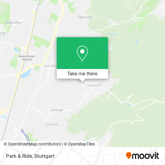 Карта Park & Ride