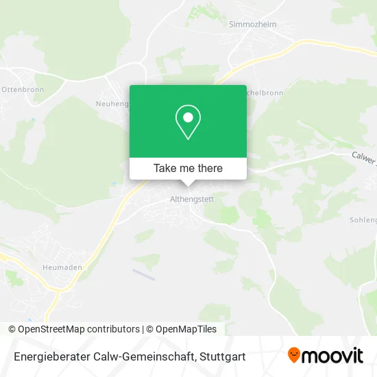 Карта Energieberater Calw-Gemeinschaft