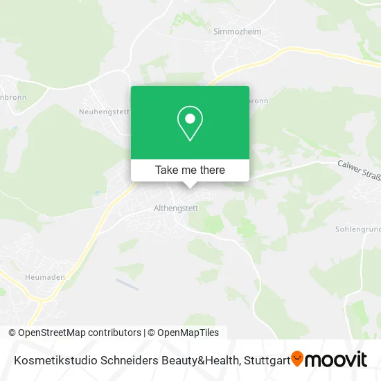 Карта Kosmetikstudio Schneiders Beauty&Health