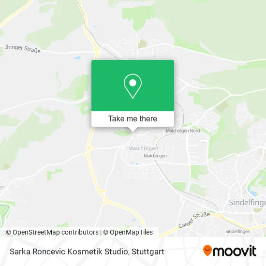 Карта Sarka Roncevic Kosmetik Studio