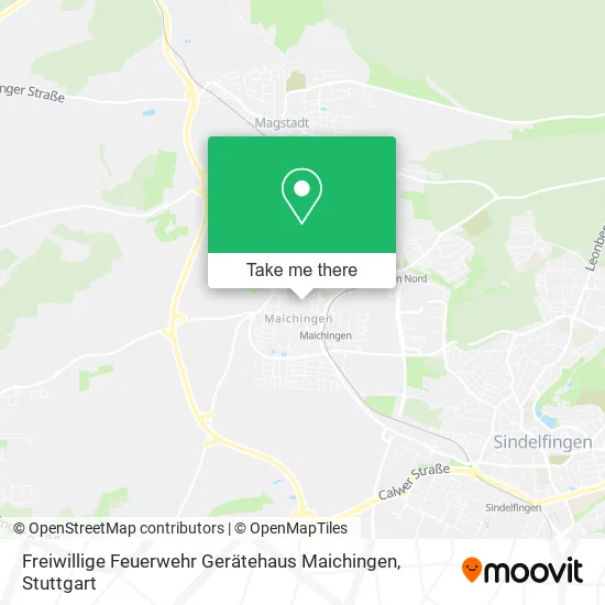 Карта Freiwillige Feuerwehr Gerätehaus Maichingen