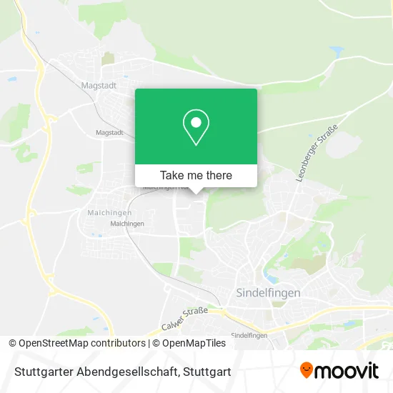 Карта Stuttgarter Abendgesellschaft