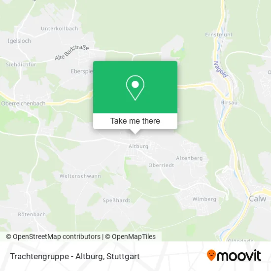 Карта Trachtengruppe - Altburg