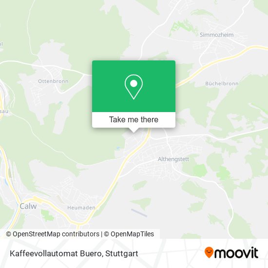 Карта Kaffeevollautomat Buero