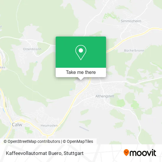 Карта Kaffeevollautomat Buero