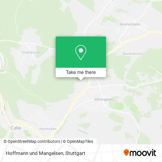 Карта Hoffmann und Mangelsen
