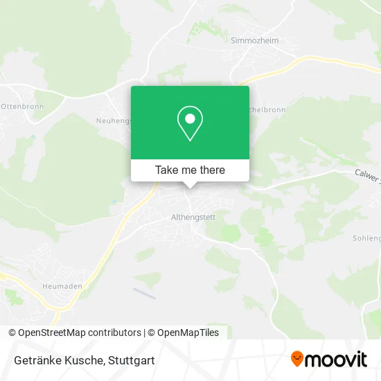 Карта Getränke Kusche
