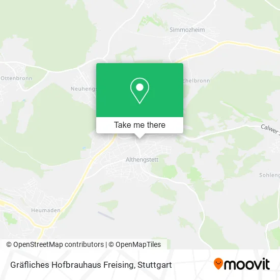 Карта Gräfliches Hofbrauhaus Freising