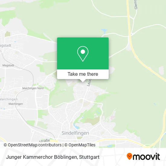 Карта Junger Kammerchor Böblingen