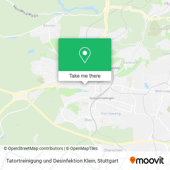 Tatortreinigung und Desinfektion Klein map