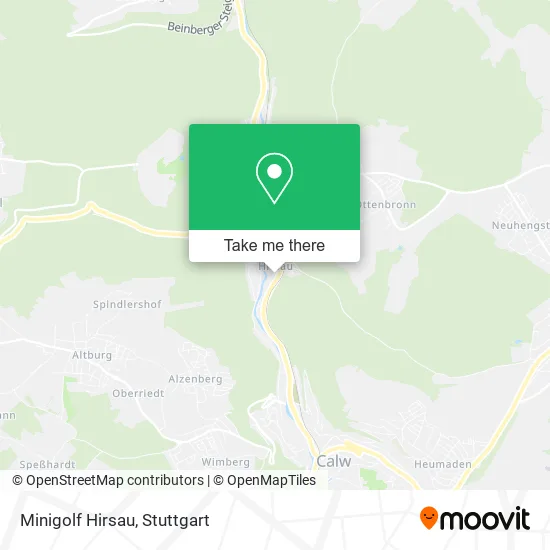 Карта Minigolf Hirsau