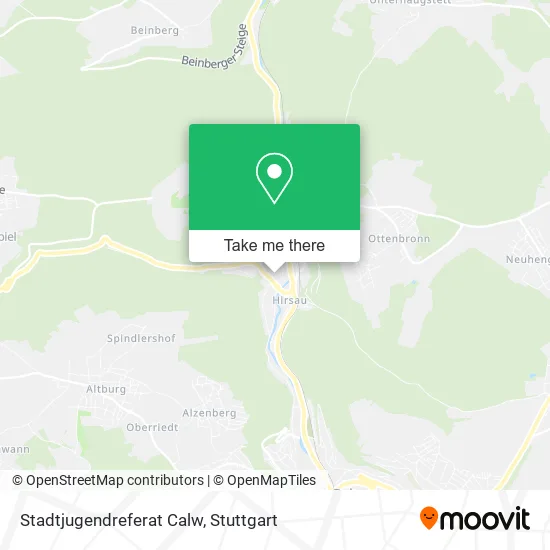 Карта Stadtjugendreferat Calw