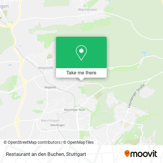 Restaurant an den Buchen map