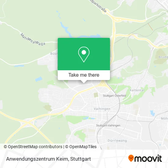 Карта Anwendungszentrum Keim