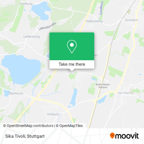 Sika Tivoli map