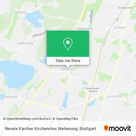 Карта Renate Karcher Kirchenchor Weitenung