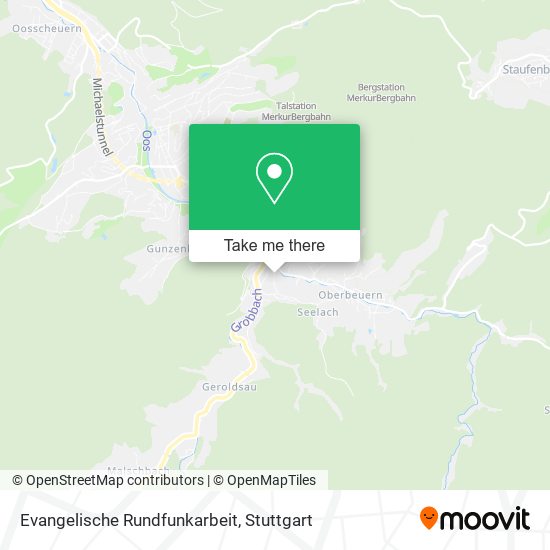 Evangelische Rundfunkarbeit map