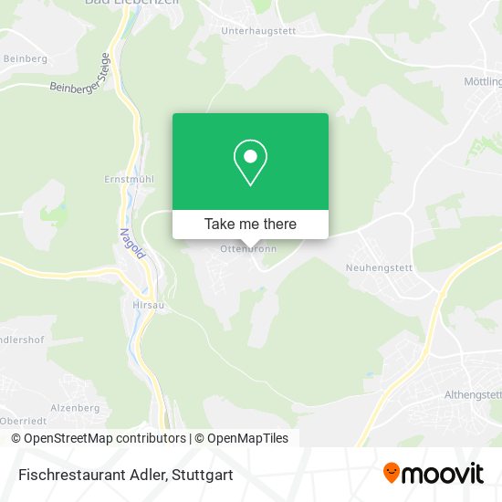 Fischrestaurant Adler map