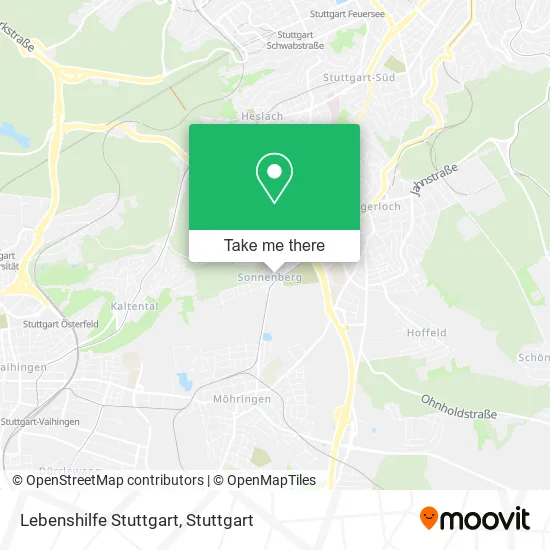 Карта Lebenshilfe Stuttgart