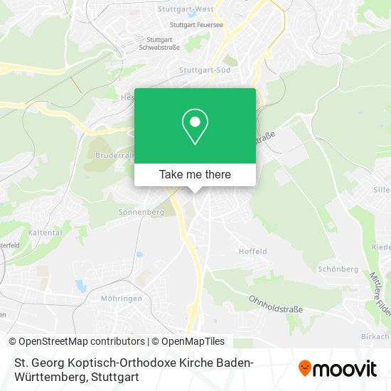 St. Georg Koptisch-Orthodoxe Kirche Baden-Württemberg map