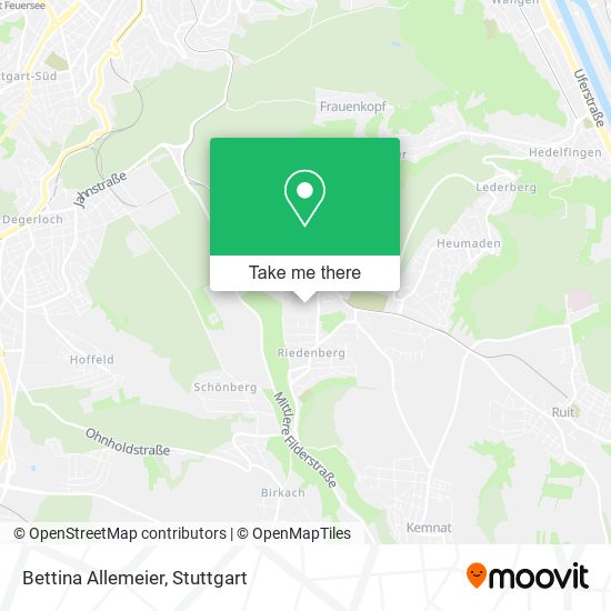 Карта Bettina Allemeier