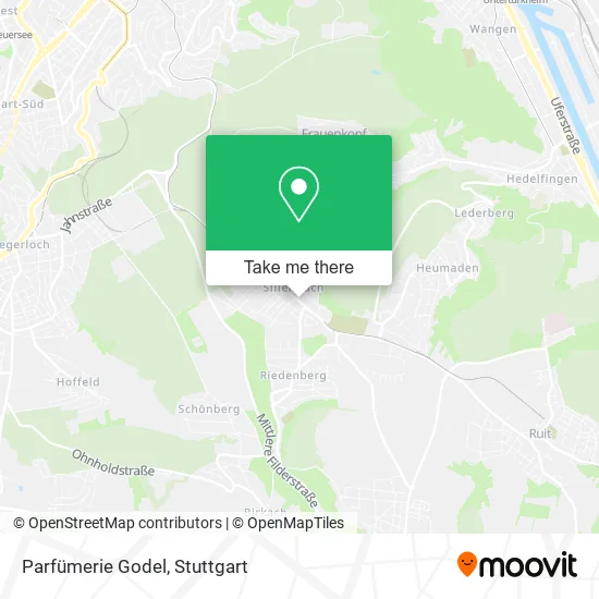 Карта Parfümerie Godel