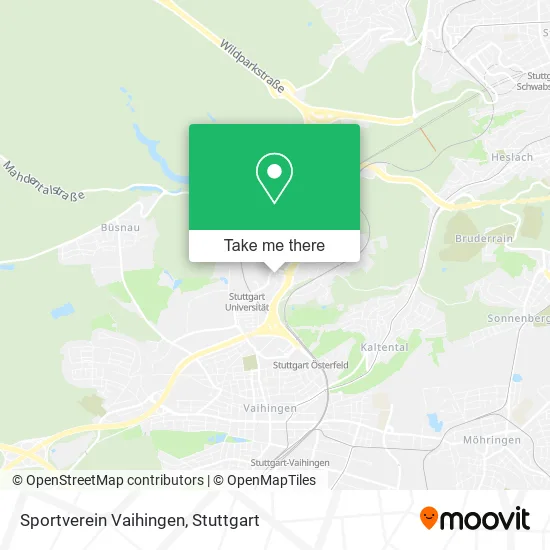 Карта Sportverein Vaihingen