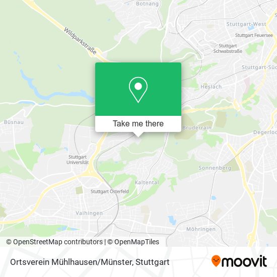 Ortsverein Mühlhausen/Münster map