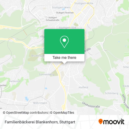 Карта Familienbäckerei Blankenhorn