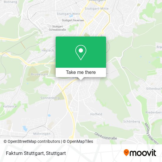 Faktum Stuttgart map