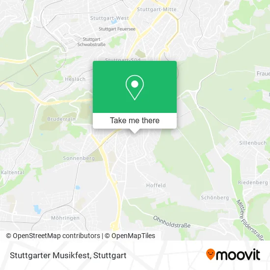 Карта Stuttgarter Musikfest